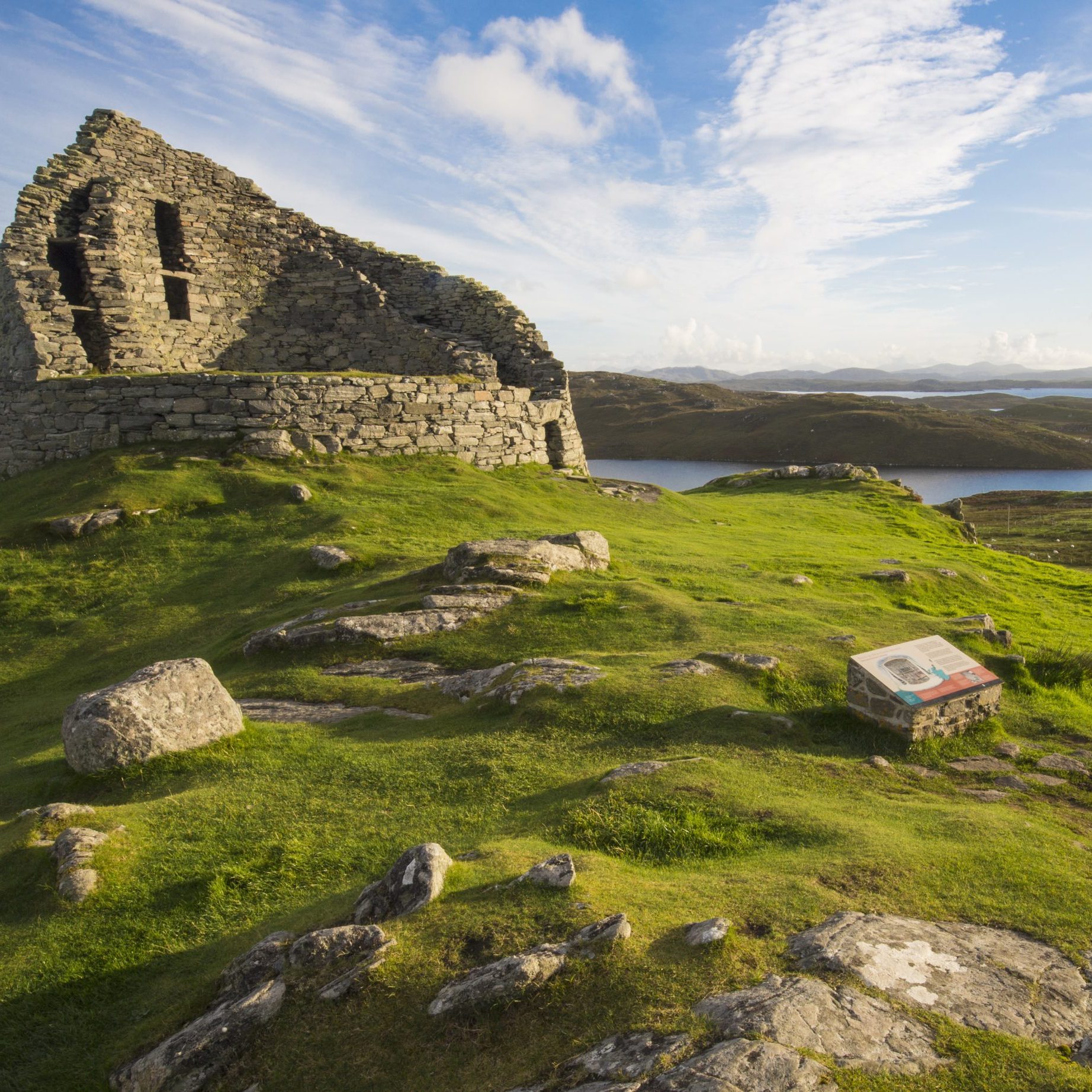 The Iron Age Settlement Dun Carloway Broch, Isle Of Lewis