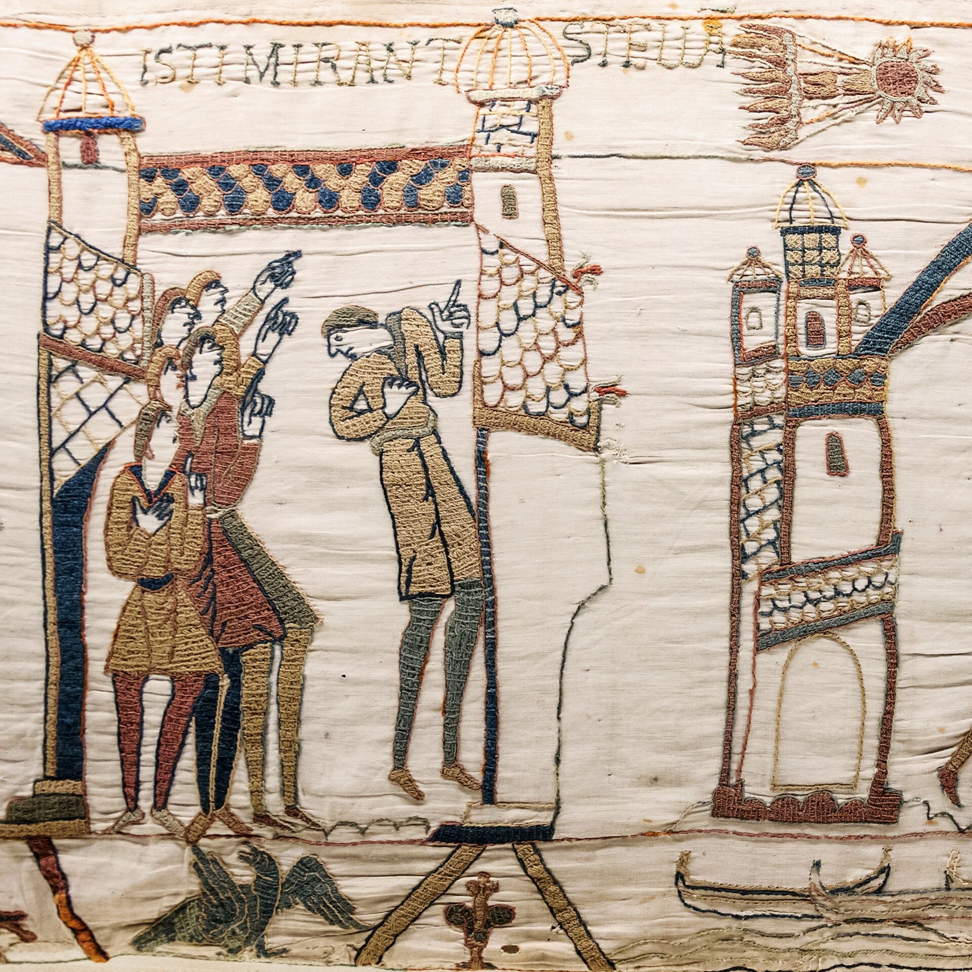 Bayeaux Tapestry with Halley's Comet Bayeaux Tapestry with Halley's Comet